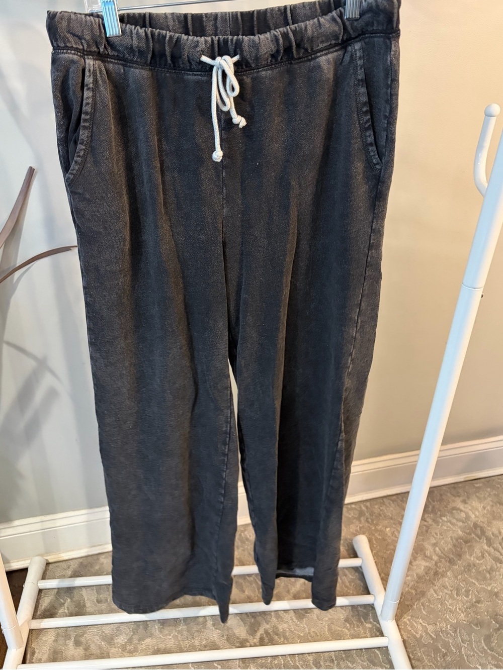 Z Supply Charcoal Drawstring Pants size large